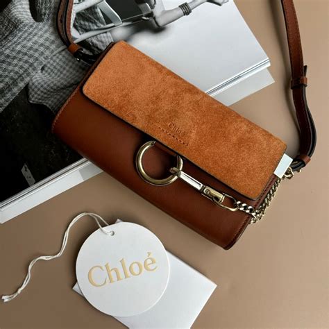 Chloe Faye Wallet on a strap .